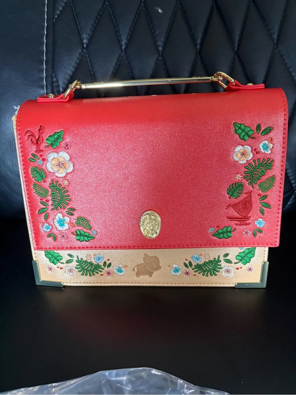 Loungefly Disney Moana Shimmer Embroidered Crossbody Bag Purse